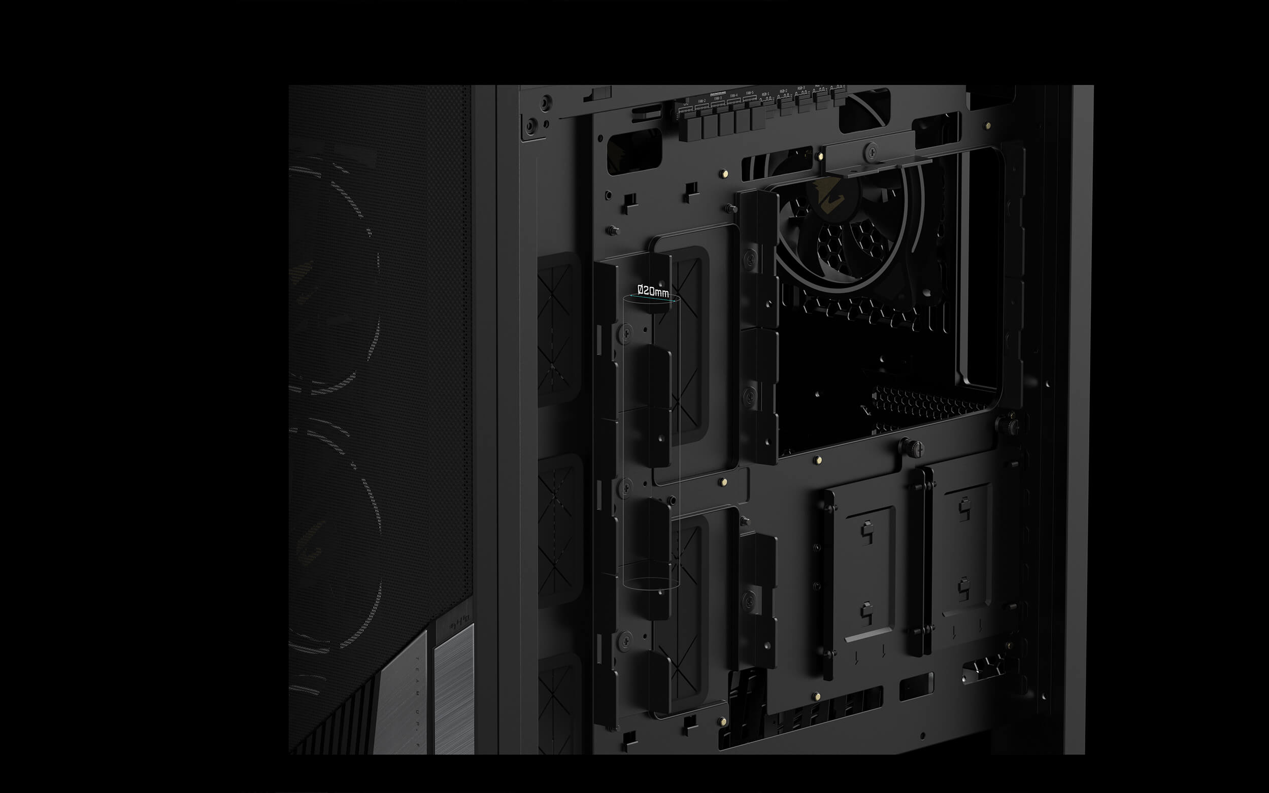 AORUS C500 GLASS Gaming Case